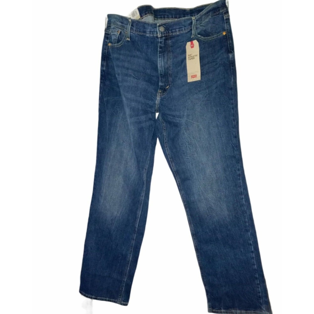 Levis Mens 541 Athletic Taper Stretch Heavy 46" Waist 34" Length New with Tags